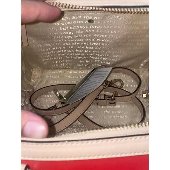 Kate Spade Go Fly a Kite Luggage Style Crossbody Purse Bag - Picture 7 of 10